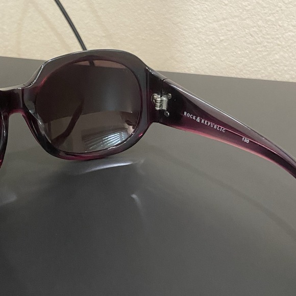 Rock & Republic Predator Violet Gradient Metal Luxury Made Japan Sunglasses Skul main image 4